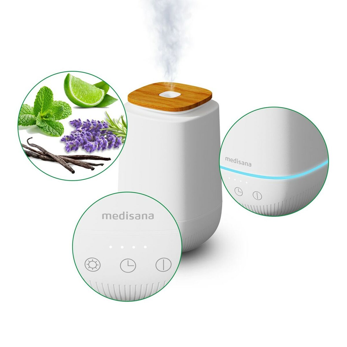 Diffuseur d’Huiles Essentielles LED – Ambiance Relaxante & Sommeil Apaisé | AromaGlow™-3