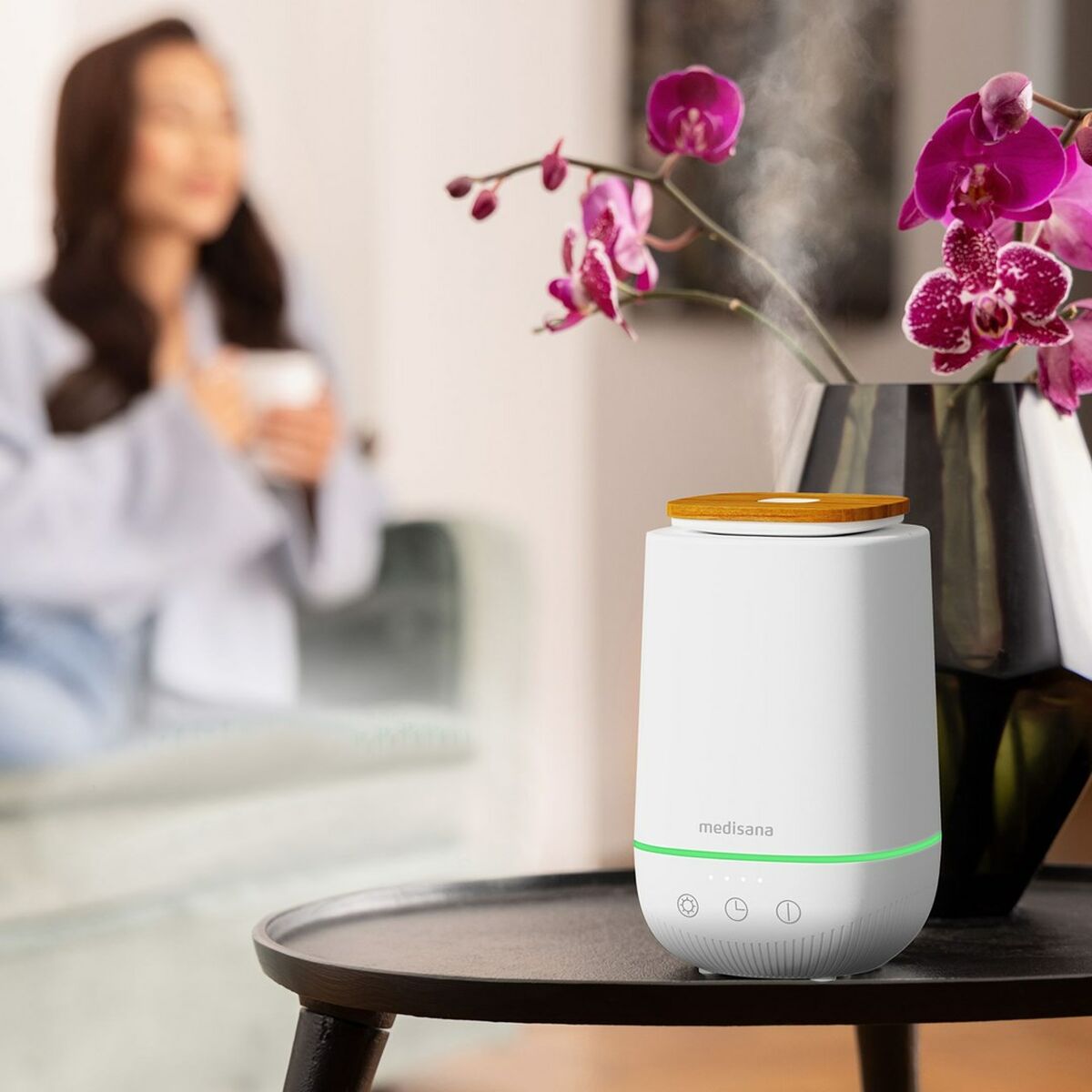 Diffuseur d’Huiles Essentielles LED – Ambiance Relaxante & Sommeil Apaisé | AromaGlow™-2
