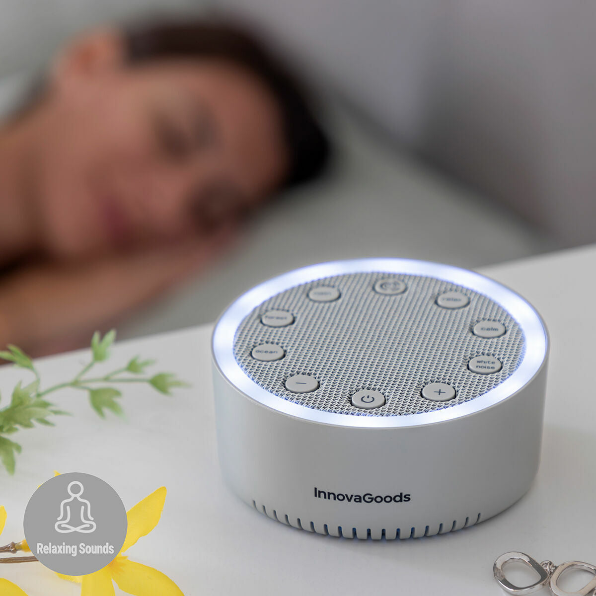 White Noise Sleeping Machine Slewel InnovaGoods-0