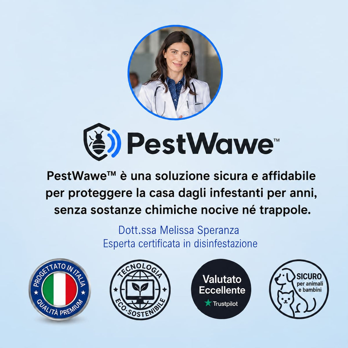 PestWawe™ Repellente per Parassiti 2026 – Versione Migliorata – Elimina i Parassiti Definitivamente