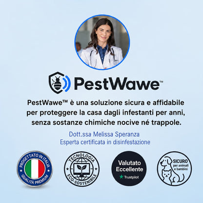 PestWawe™ Repellente per Parassiti 2026 – Versione Migliorata – Elimina i Parassiti Definitivamente