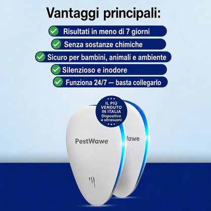 PestWawe™ Repellente per Parassiti 2026 – Versione Migliorata – Elimina i Parassiti Definitivamente