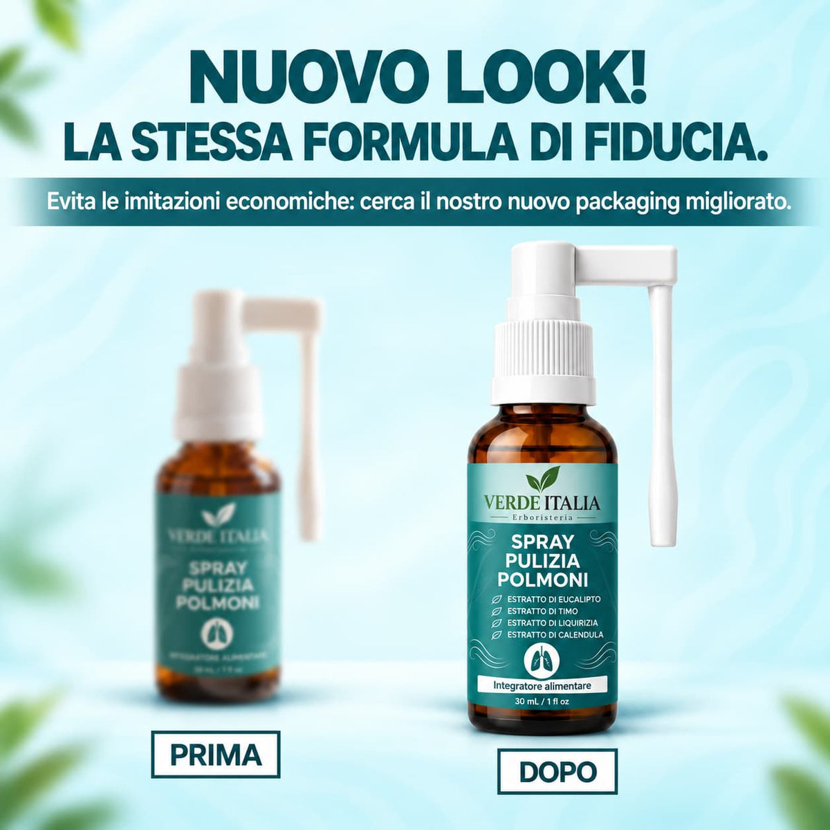 Libera le tue vie respiratorie in 2-4 settimane con lo spray detergente polmonare