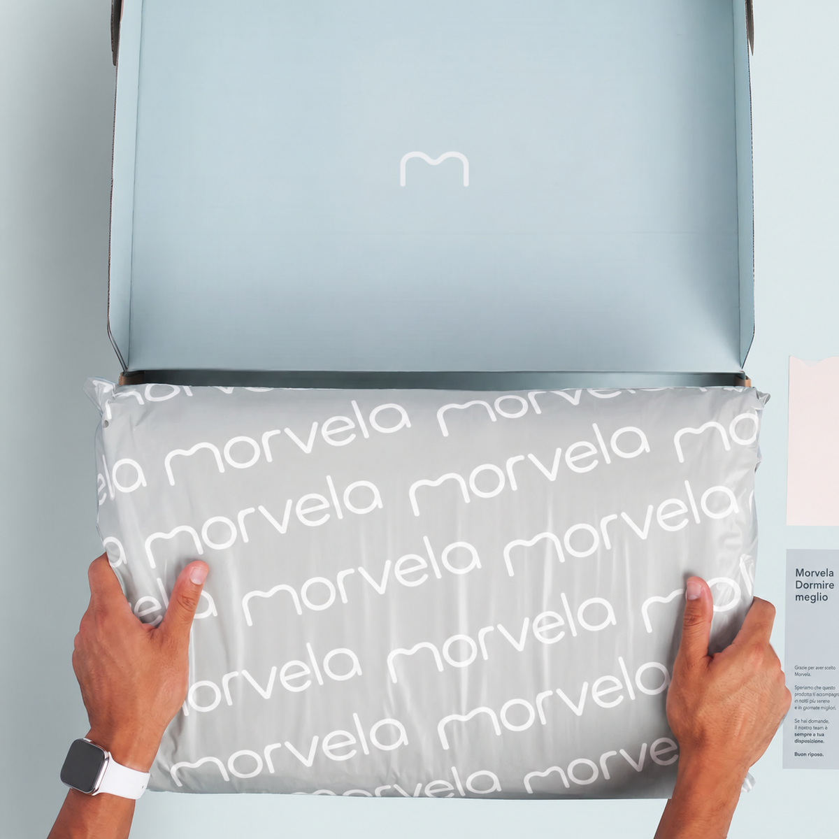 Unboxing cuscino Morvela